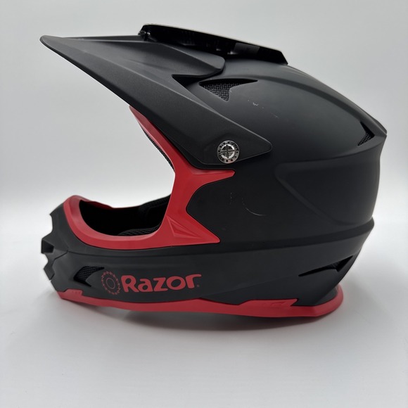 Razor Authentic Black-Label Motorcycle Full-Face Helmet Size Medium Model 97768 - Picture 7 of 13